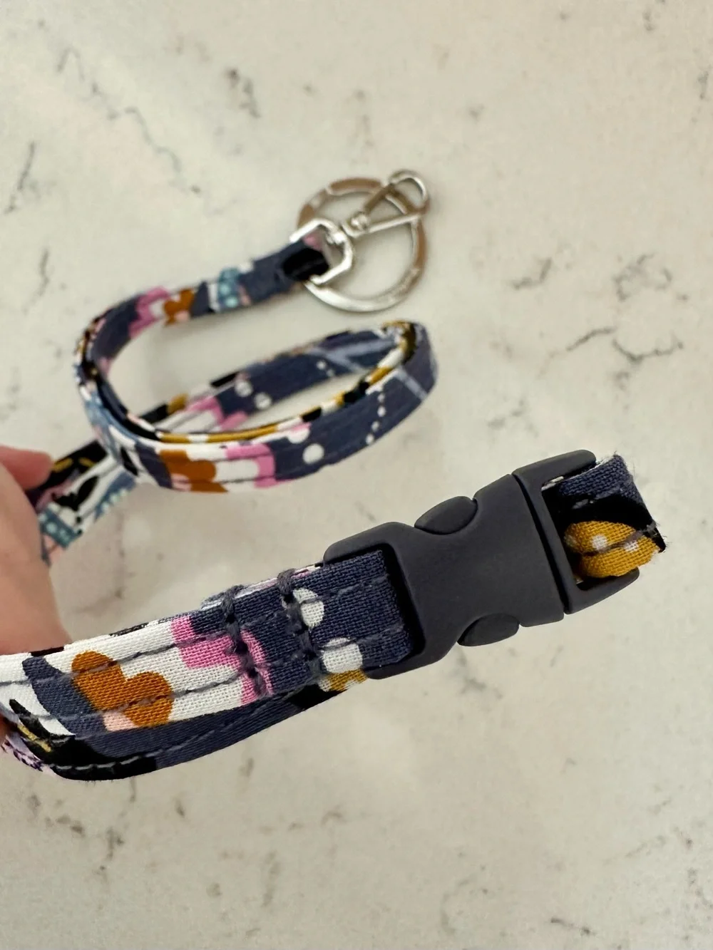 NEW Vera Bradley Floral Fabric Lanyard